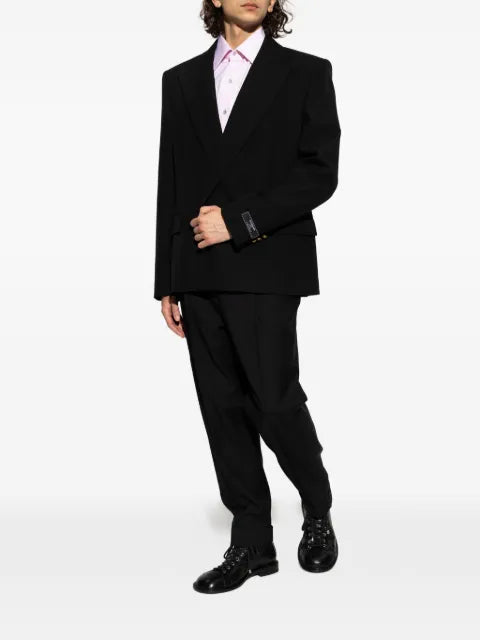Balmain lion-button double-breasted jacket