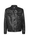 Billionaire jacket in python leather