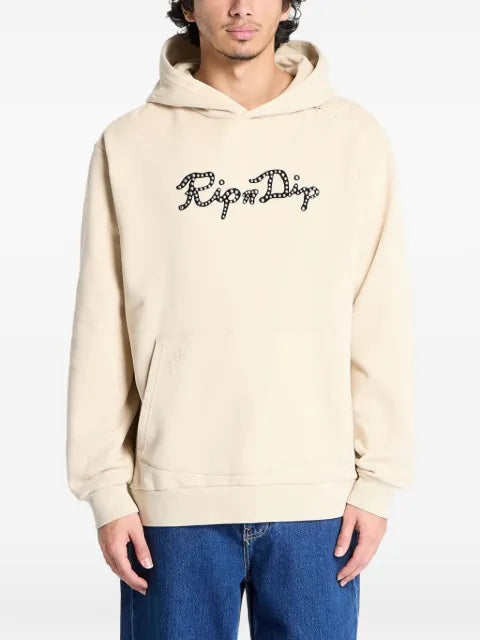 Ripndip distressed logo-print hoodie