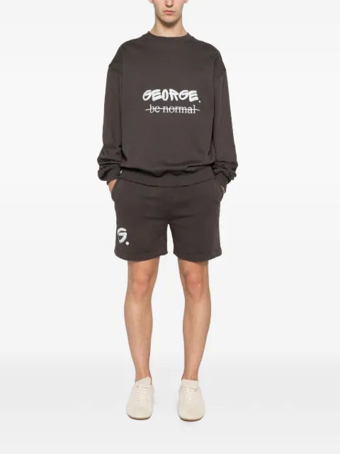 GEORGE. logo-print sweatshirt
