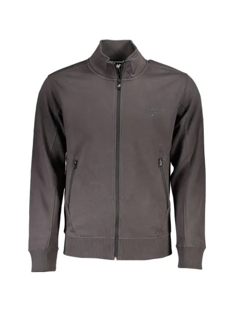 U.S. Grand mock-neck zip-up sweater
