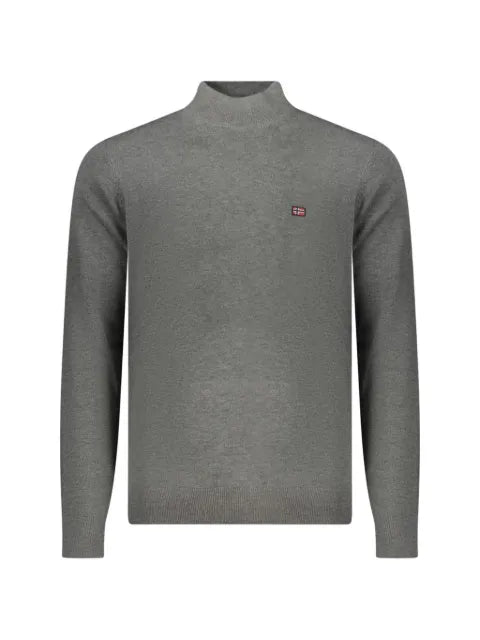 NORWAY 1963 logo-patch high-neck sweater