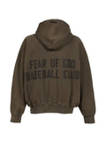Fear Of God Baseball Club logo-print half-zip hoodie