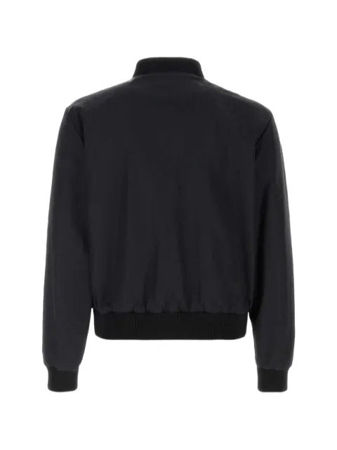 Gucci reversible light silk faille zip jacket