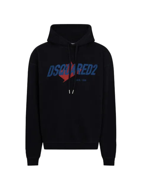 DSQUARED2 logo relax-fit hoodie
