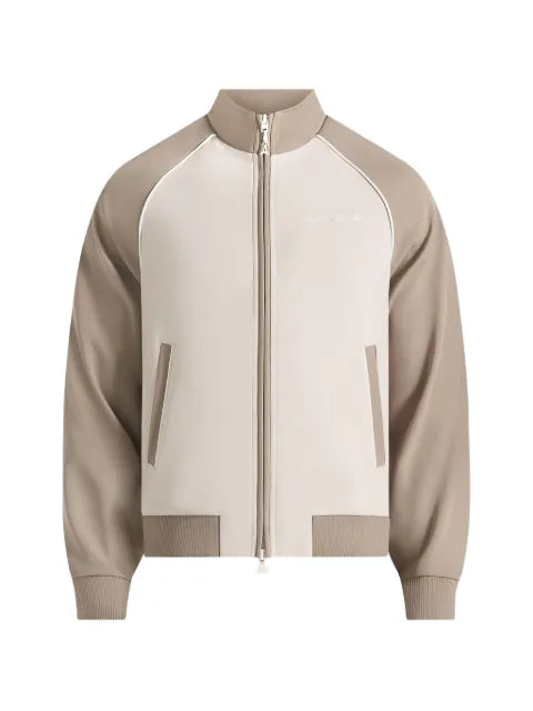 Manière De Voir Signature Piped track jacket - Taupe/Beige