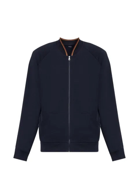 Paul Smith Artist Stripe-trim zip-up jacket