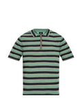 PS Paul Smith striped-pattern zip-neck sweater