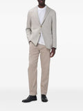 Zegna chevron-pattern single-breasted blazer
