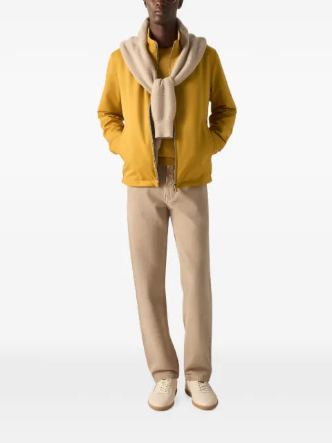 Zegna yellow microfiber Motorin 100cc blouson