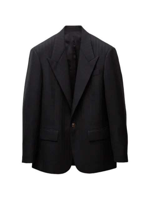 Versace jacquard wool blazer