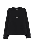 Emporio Armani double jersey sweatshirt with contrasting logo