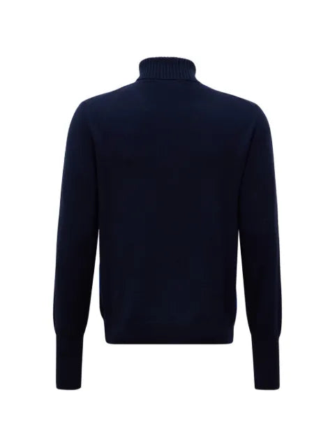Ballantyne argyle-knit roll-neck sweater