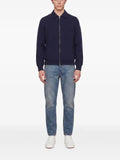 Lardini zip-up knitted jacket