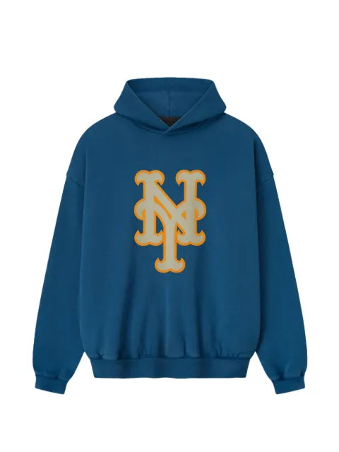 FEAR OF GOD ESSENTIALS x Mets logo-print hoodie