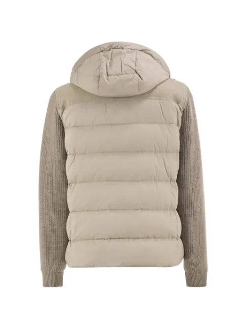 Moorer hooded padded jacket
