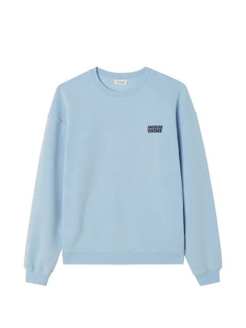 American Vintage Plizzy logo-print sweatshirt