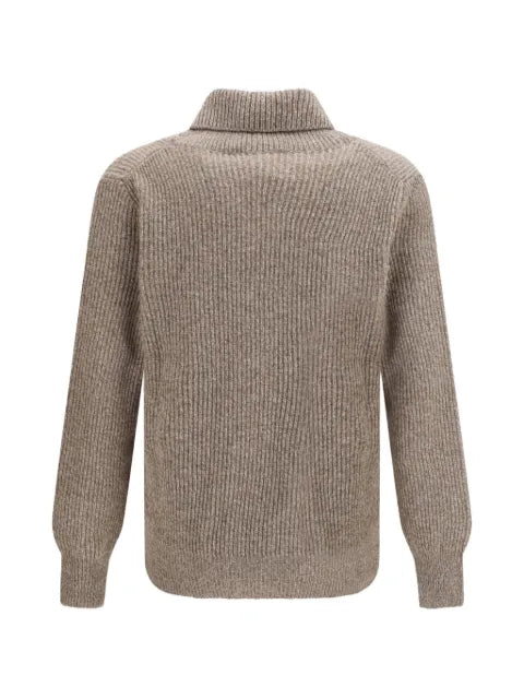 BROOKSFIELD shawl-collar ribbed-knit cardigan