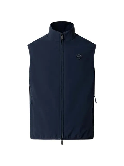 Hackett London soft-shell zip-up gilet