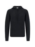 Roberto Collina drawstring-hood ribbed-trim hoodie