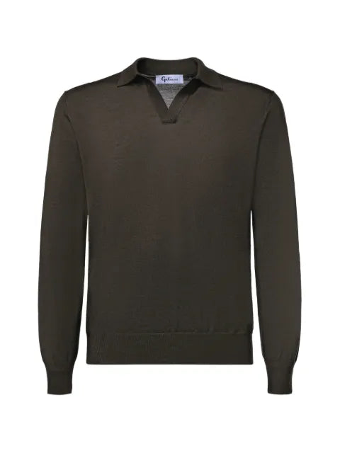 Galiano polo-collar sweater