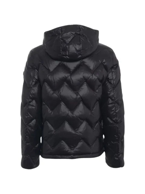 Peuterey chevron-quilted hooded jacket