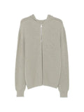 Rick Owens ribbed-knit zip-up cardigan