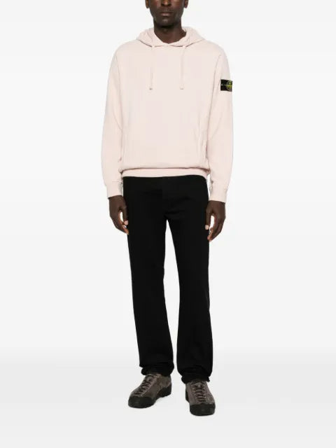 Stone Island Compass-patch drawstring hoodie