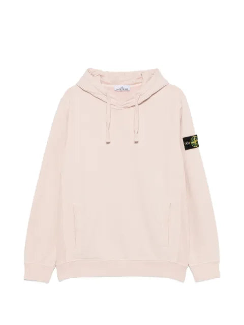 Stone Island Compass-patch drawstring hoodie