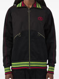 Nicholas Daley Warm Up striped-trim zip-up jacket