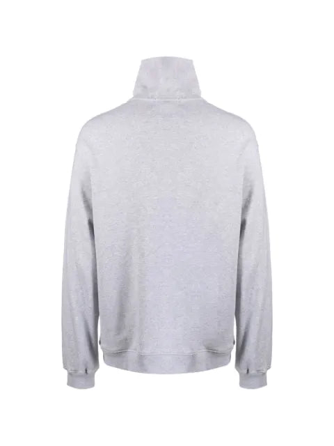 Maison Labiche Placide logo-embroidered quarter-zip sweater