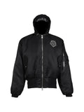 N.HOOLYWOOD hooded MA-1 bomber jacket