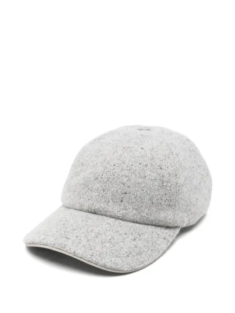 Eleventy baseball cap with bouclé texture