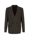 Gucci pinstripe double-breasted blazer