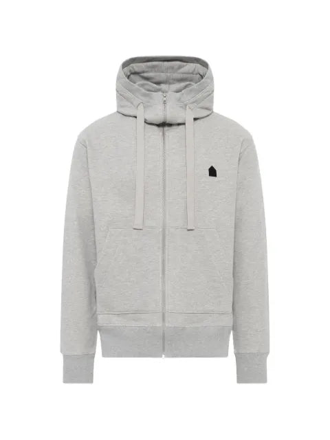 Noir Kei Ninomiya embroidered zip-up hoodie