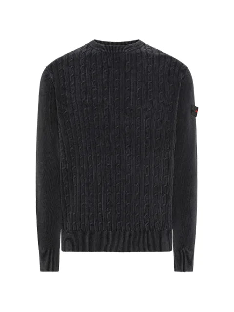 Peuterey cable-knit cotton sweater