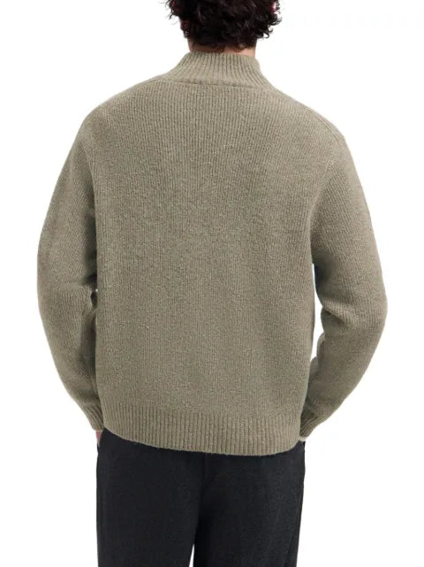 OLAF buttoned rib-knit sweater