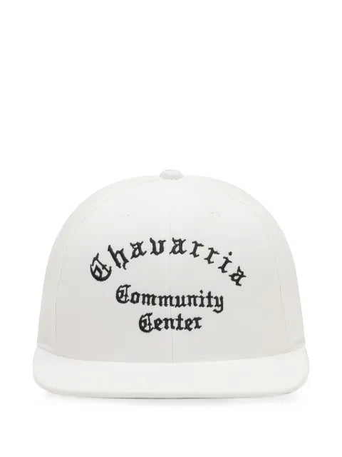 Willy Chavarria logo-embroidered cap