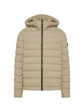 Peuterey logo-patch hooded puffer jacket