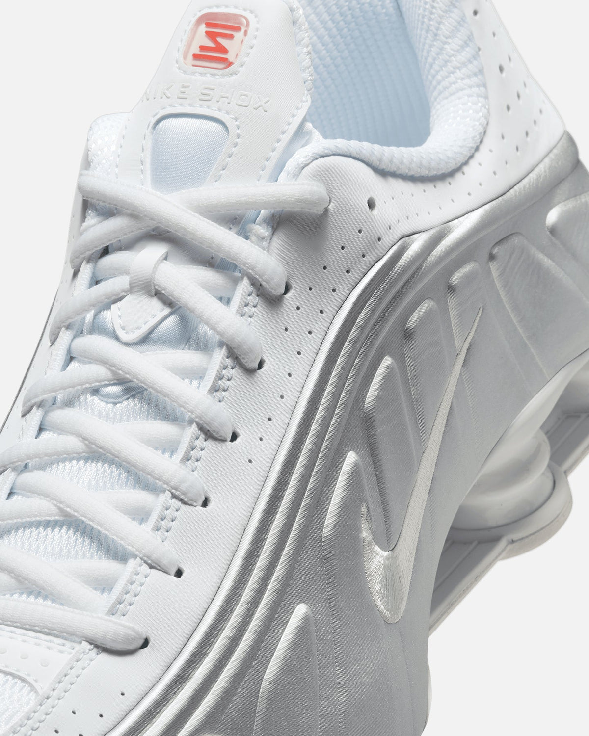 Nike Shox R4 White/Metallic Silver
