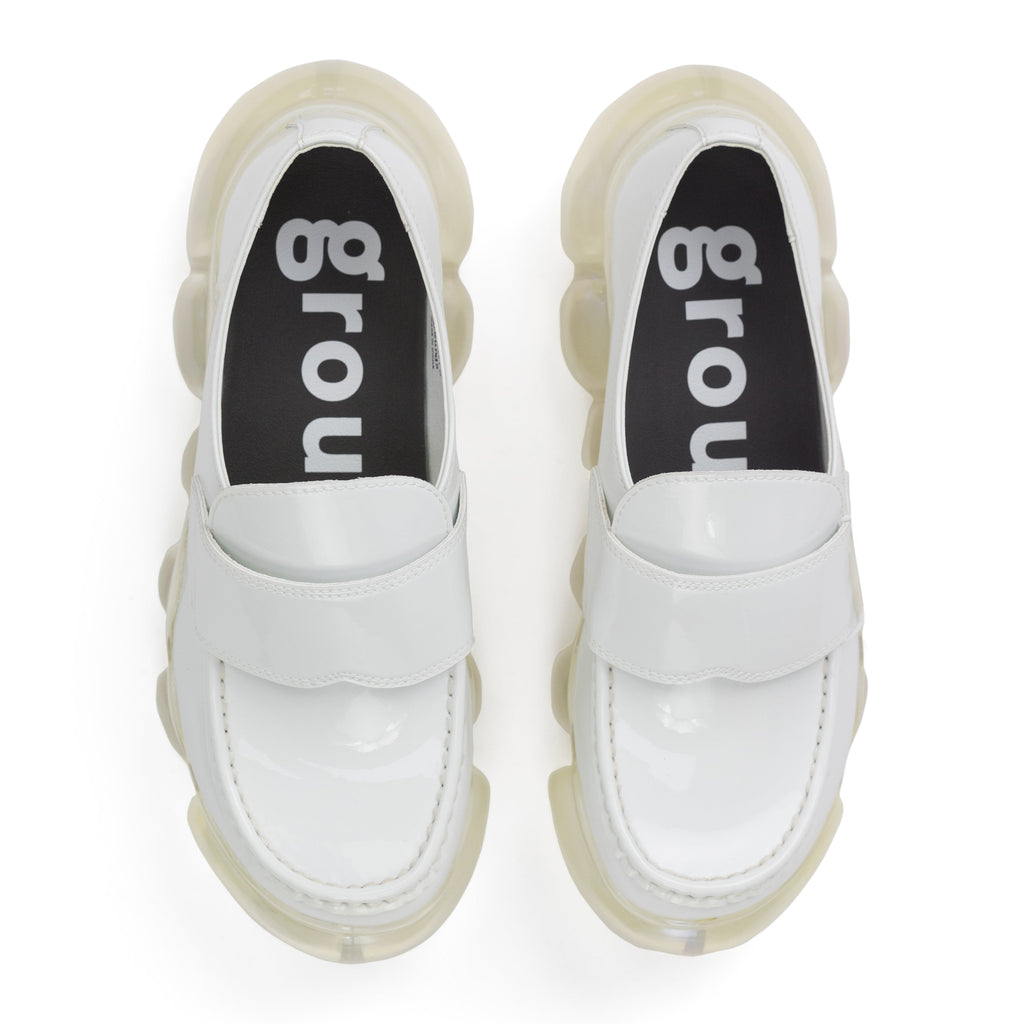 White Jewelry Loafer Aurora