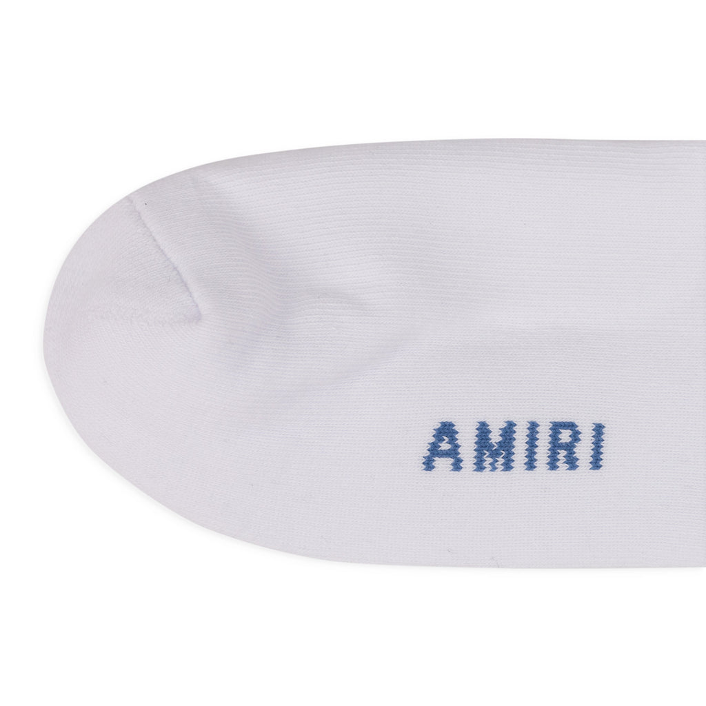 White/Ashley Blue MA Stripe Socks