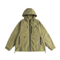 Loose Hood Zipper Outdoor Windproof Jacket