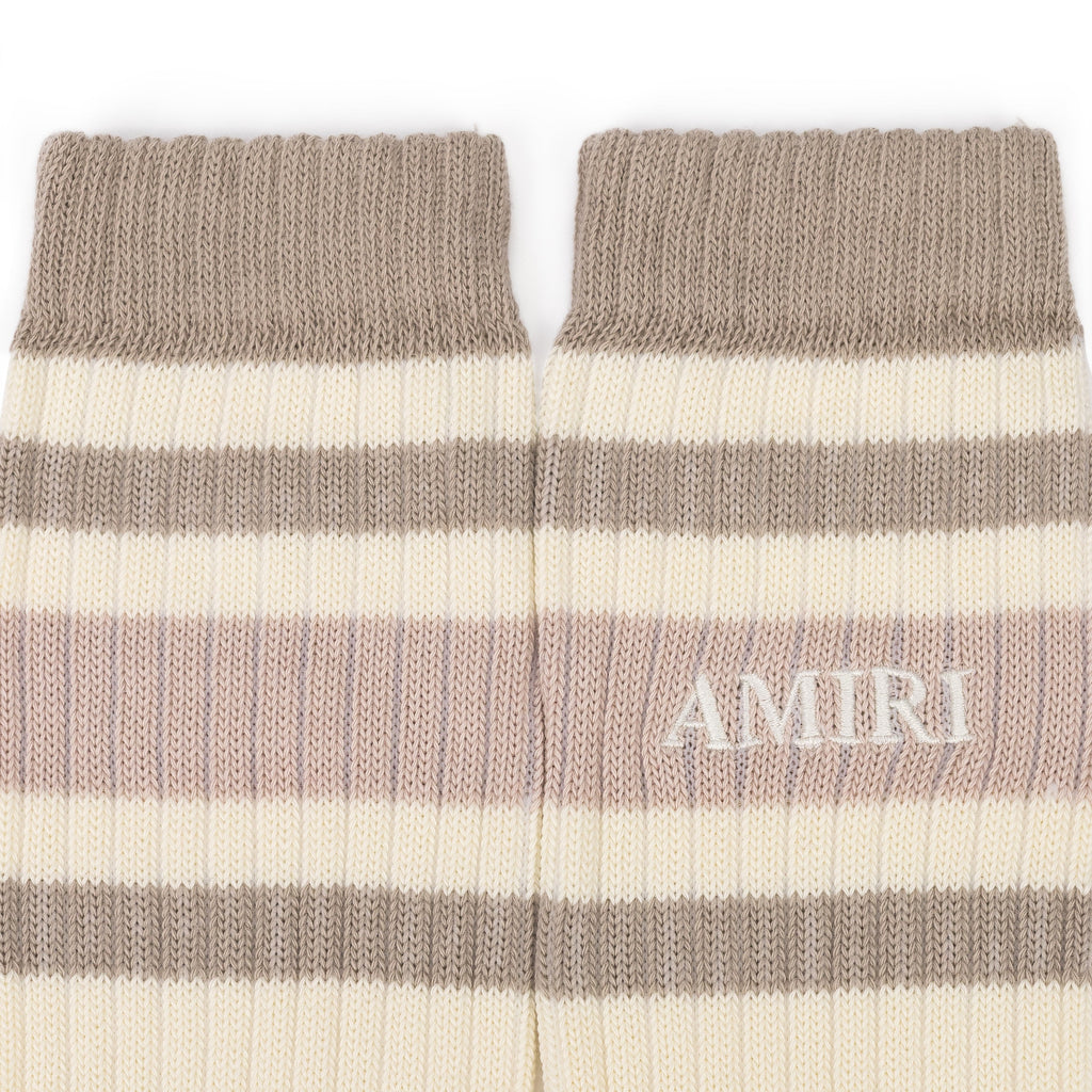 Seagrass Stack Stripe Chunky Sock