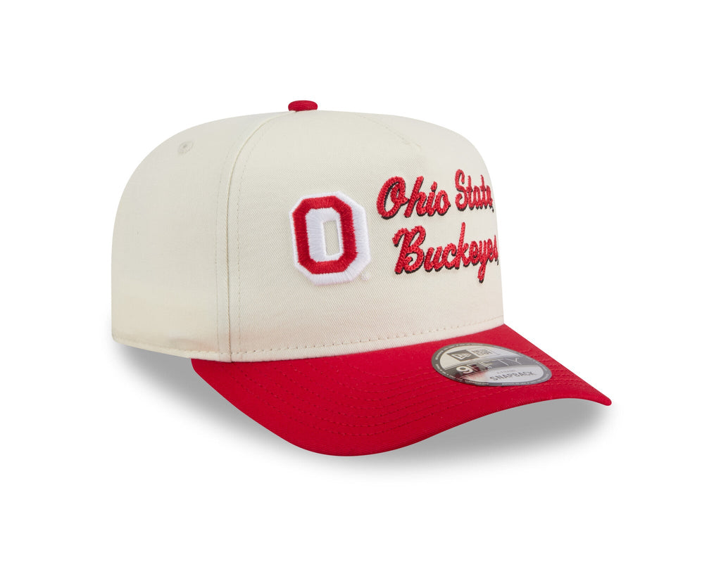 New Era 950 A-Frame Ohio State Buckeyes Chainstich Snapback Hat