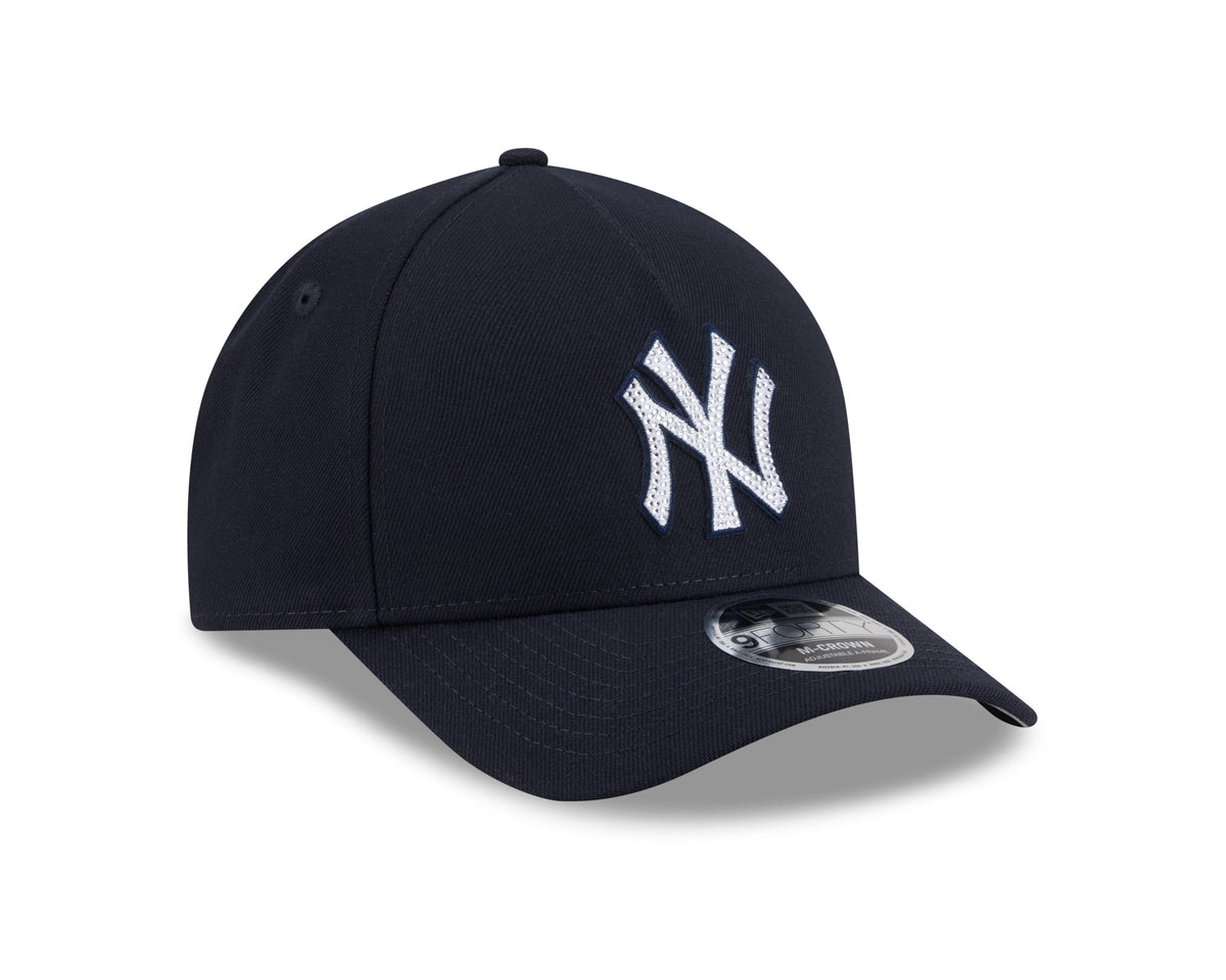 New Era 940 A Frame M Crown New York Yankees Rhinestone Patch Snapback Hat
