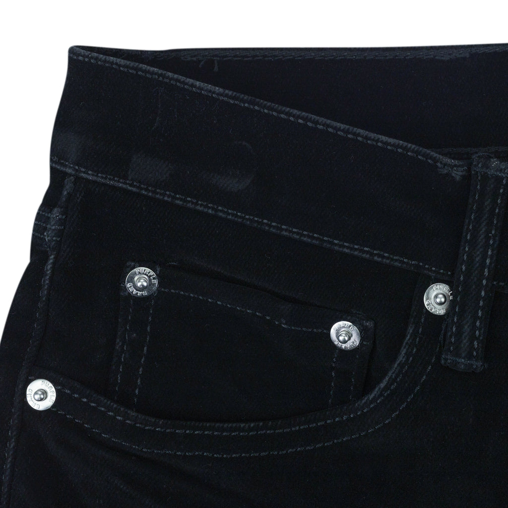 BLACK SKINNY FLOCK DIPPED
