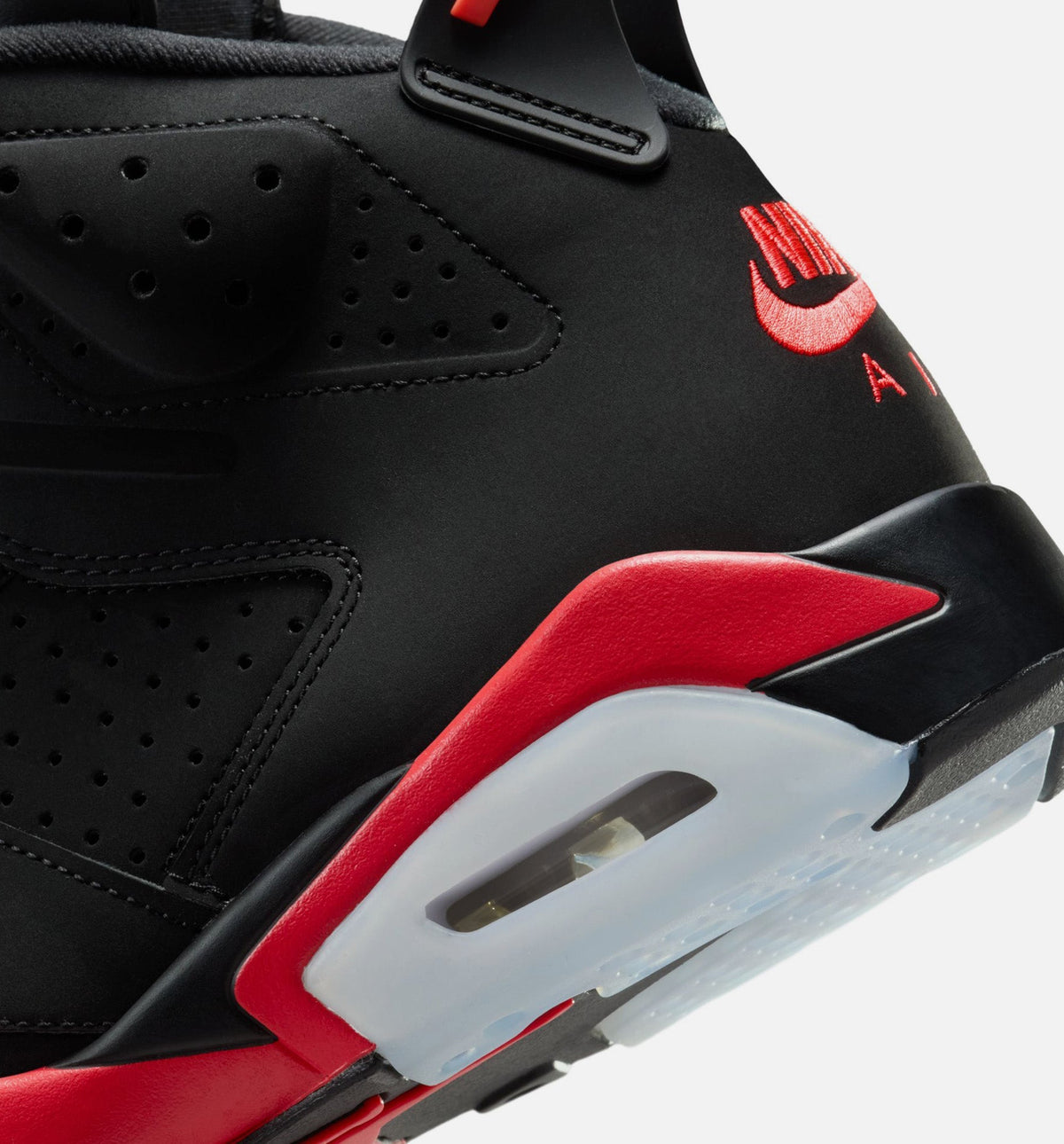 Air Jordan 6 Retro Infrared Salesman Men's Lifestyle Shoe – Black/Light Crimson