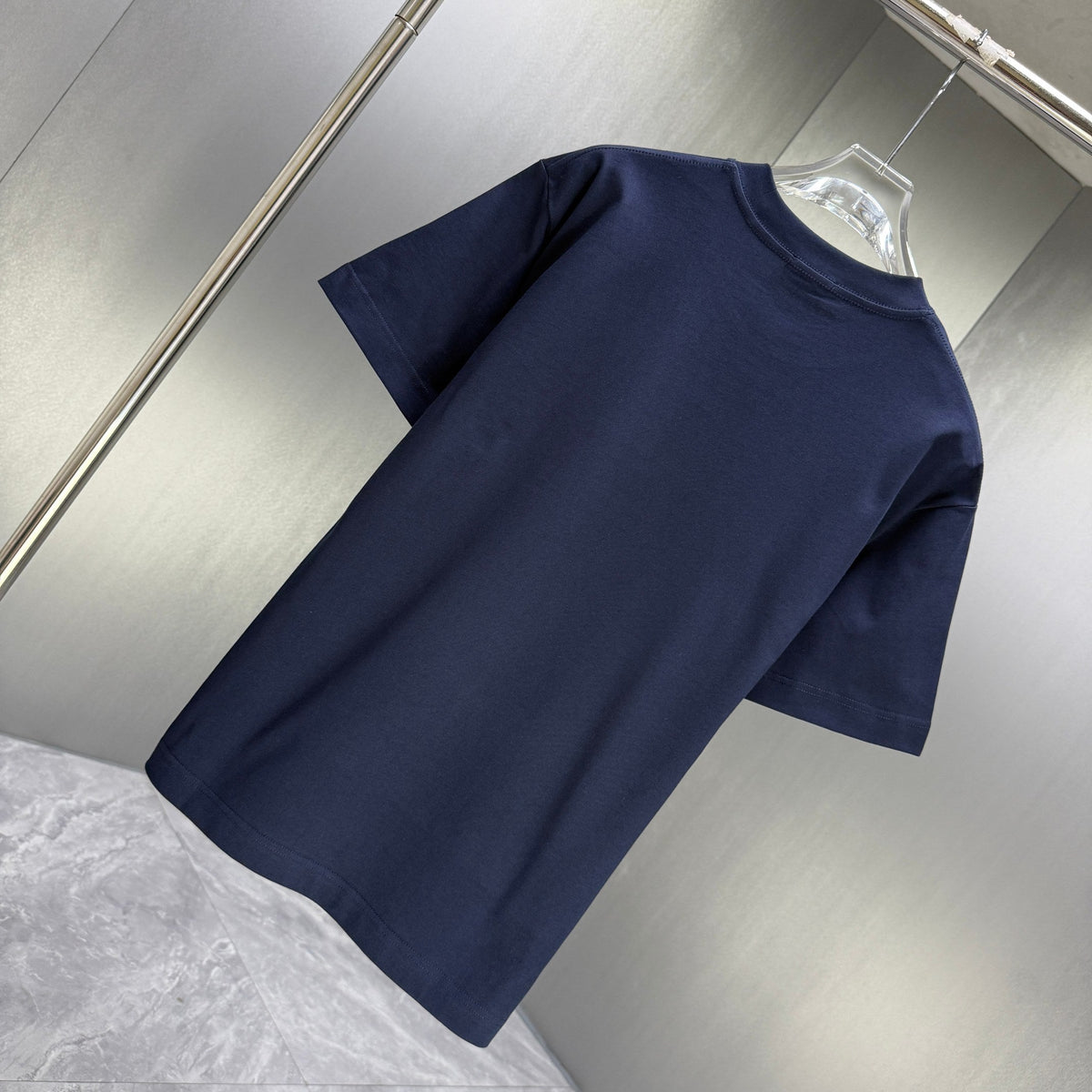 Moncler Badge Essential T-Shirt Navy