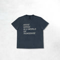 Nudie Jeans Roy T-Shirt Make Sense: Antracite